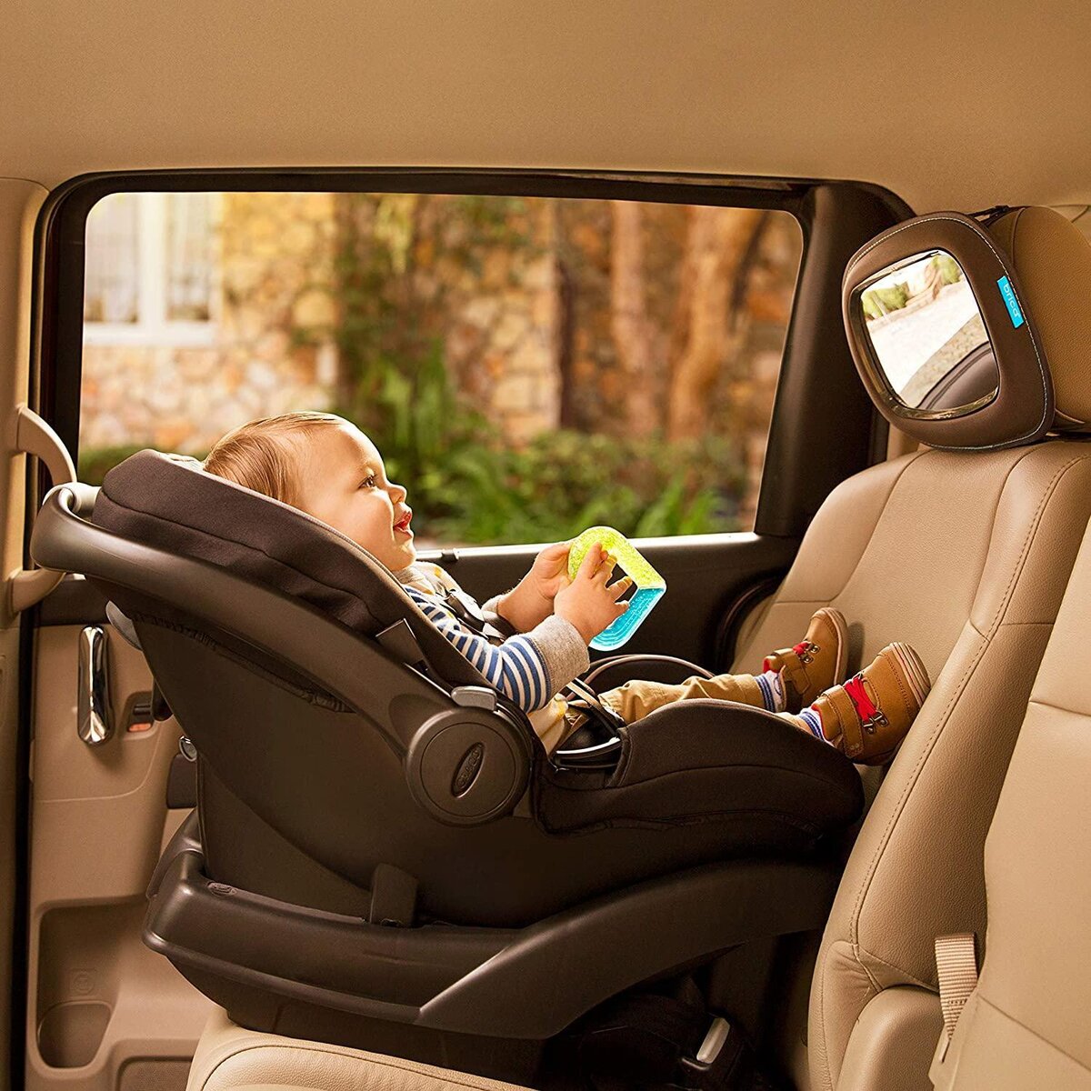 Munchkin Brica зеркало контроля за ребёнком в автомобиле Baby in-Sight Mega Mirror