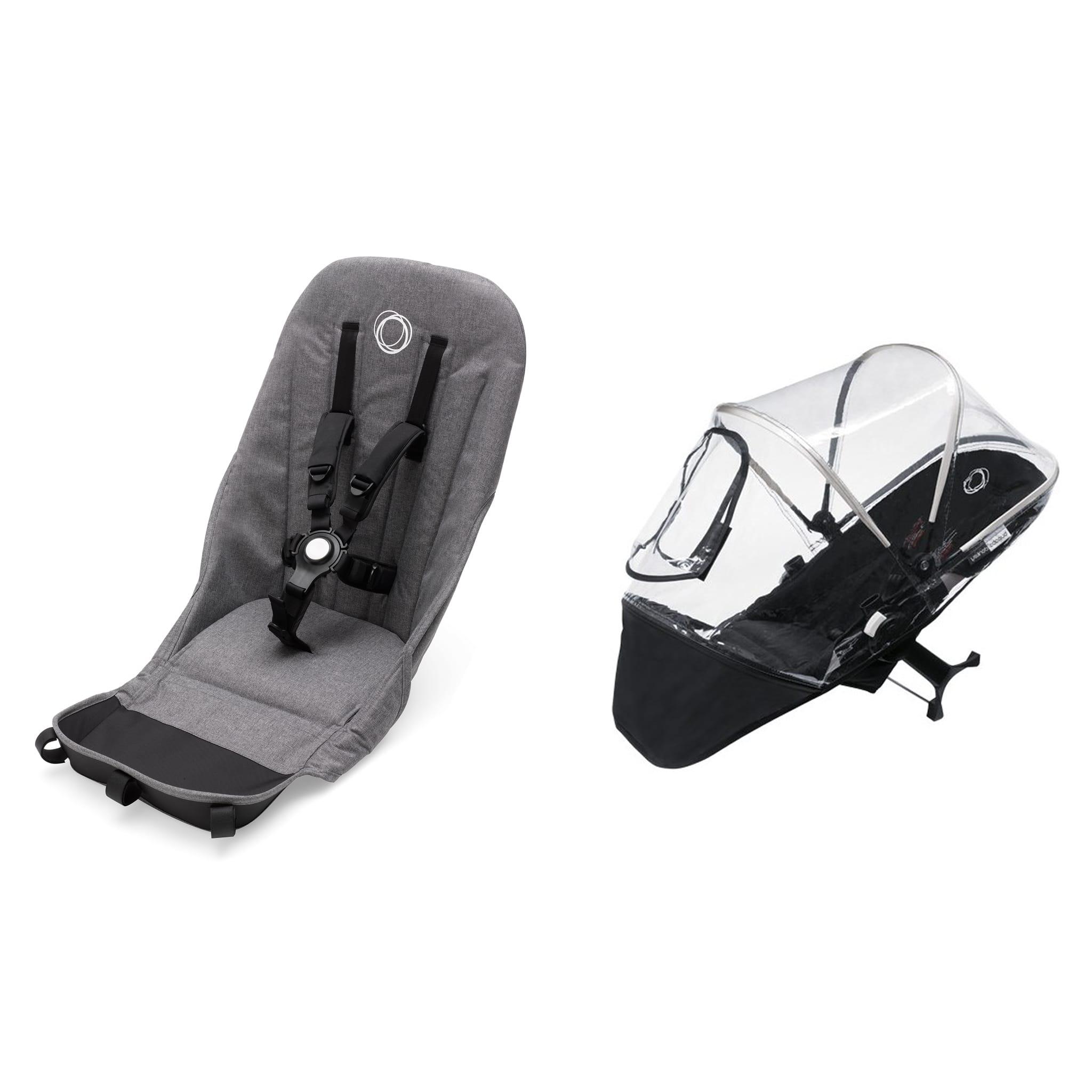 bugaboo donkey grey melange fabric set