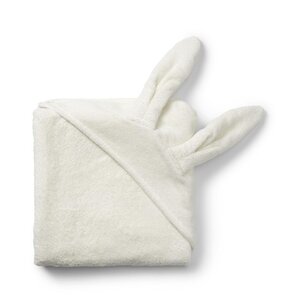 Elodie Details Hooded Towel  Vanilla White Bunny One Size White - Doomoo