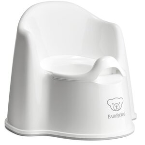 BabyBjörn BB Potty Chair White/Grey - BabyBjörn