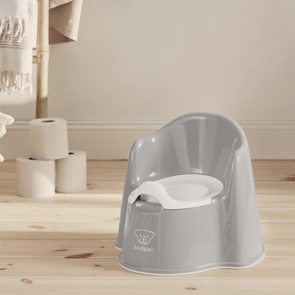 BabyBjörn BB Potty Chair Grey /White - BabyBjörn