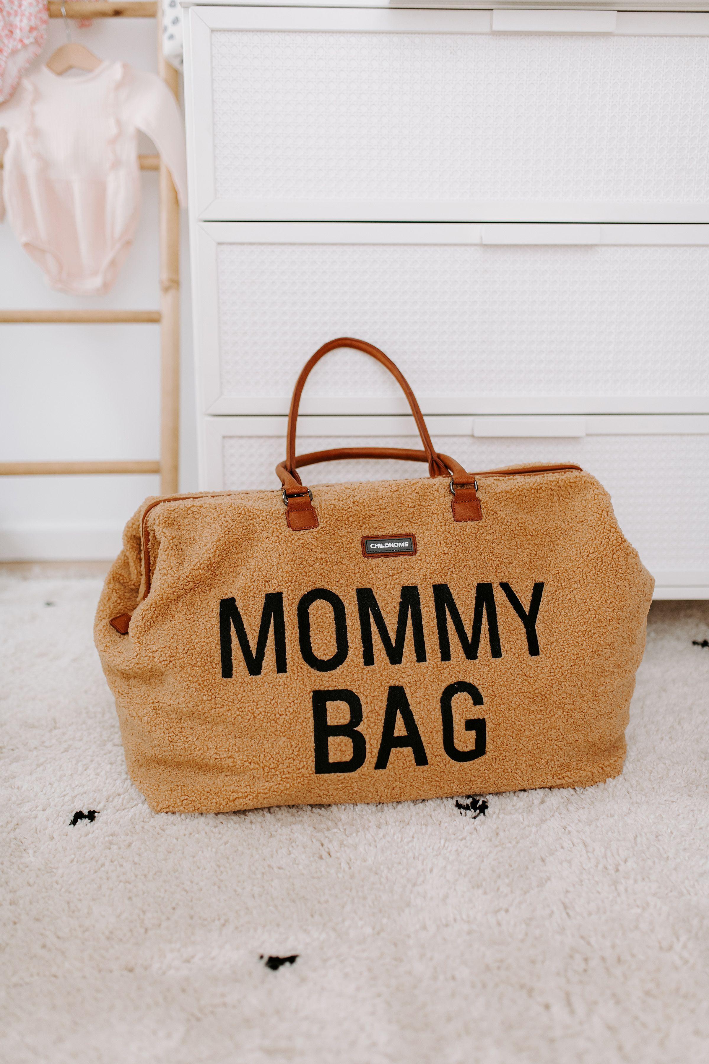 Childhome Mommy Bag suur tarvikute kott Teddy Beige