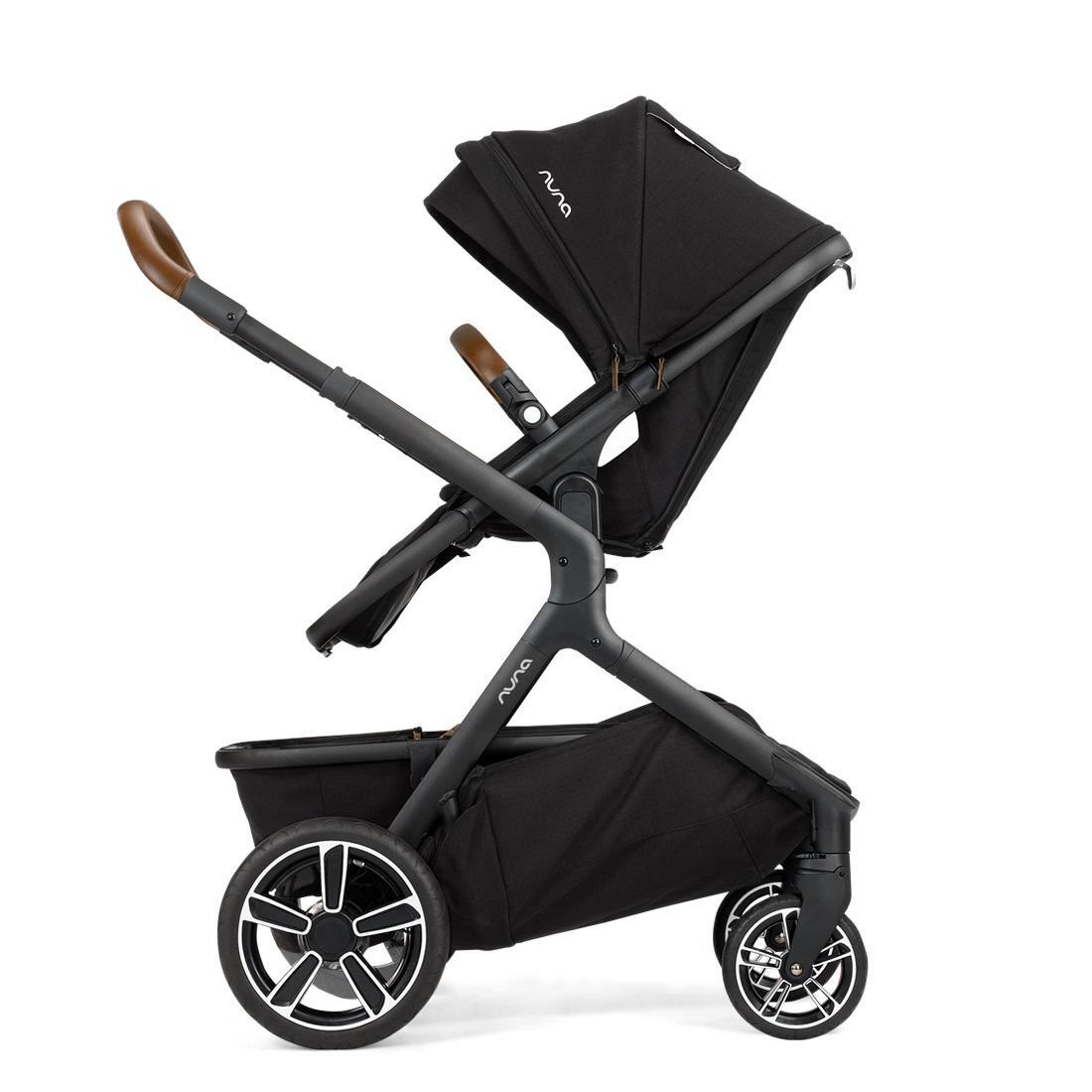 nuna demi grow stroller caviar