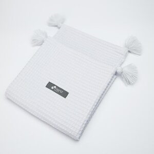 Nordbaby Cotton blanket 75x100cm, Light Grey - Nordbaby