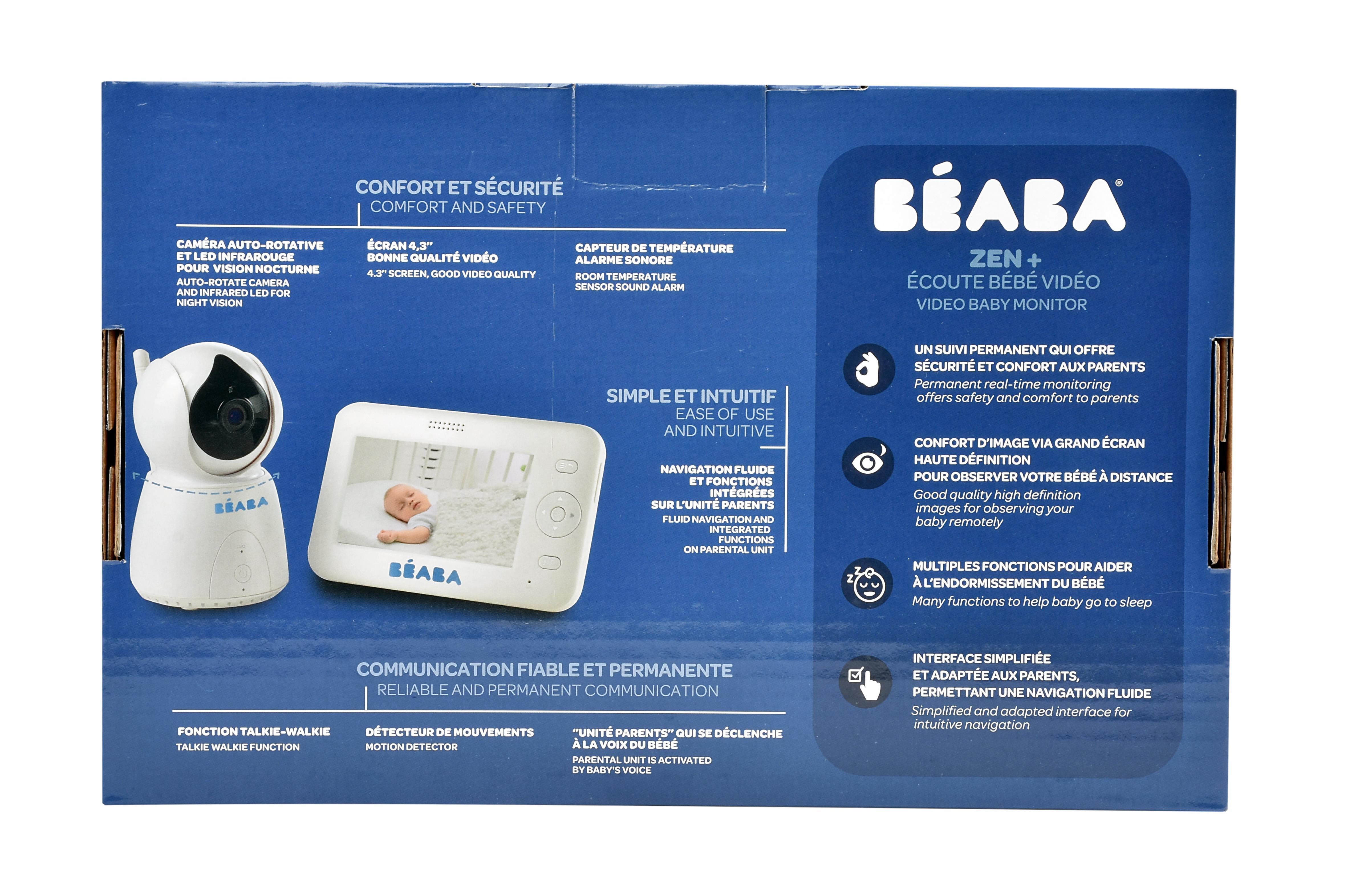 BEABA  Babyphone Vidéo Zen Premium – H² Baby Boutique