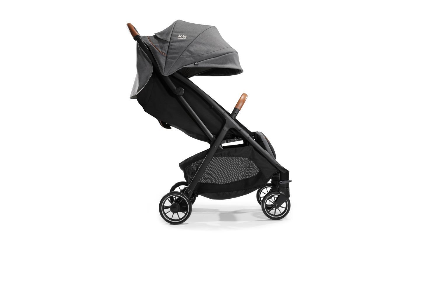 Baby Lionelo Lightweight Pram Stroller Buggy Pushchair Julie Black/Black