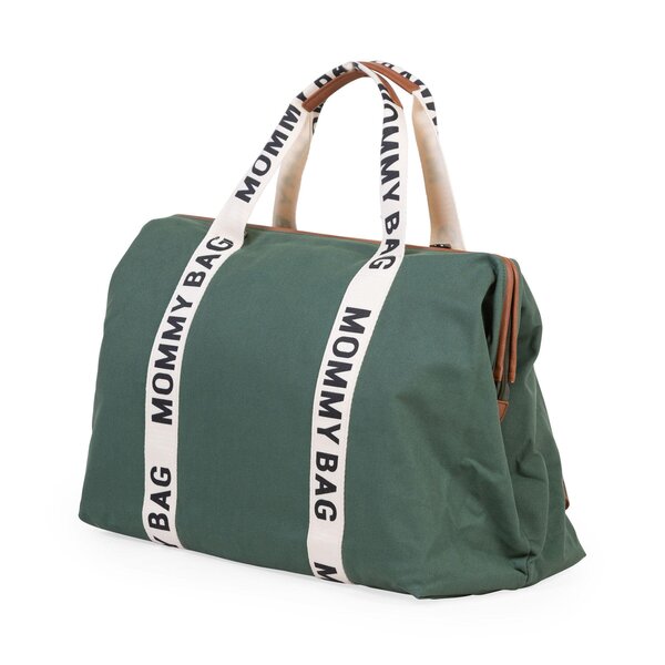 Childhome Mommy Bag nursery bag Signature Canvas green - Childhome