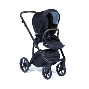 Nordbaby Active Plus stroller set Brilliant Black, frame Onyx Brown - Nordbaby