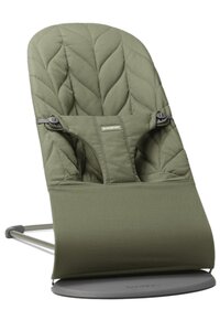 BabyBjörn bouncer Bliss, Woven/Petal Dark Green - BabyBjörn