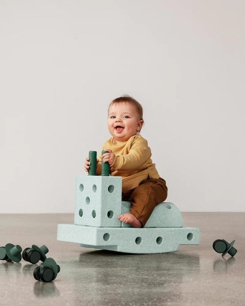 Modu развивающая игрушка Curiosity Set Ocean Mint / Forest Green - Modu