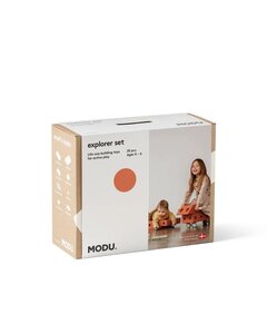 Modu building blocks Explorer Set Burnt Orange / Dusty Green - Modu