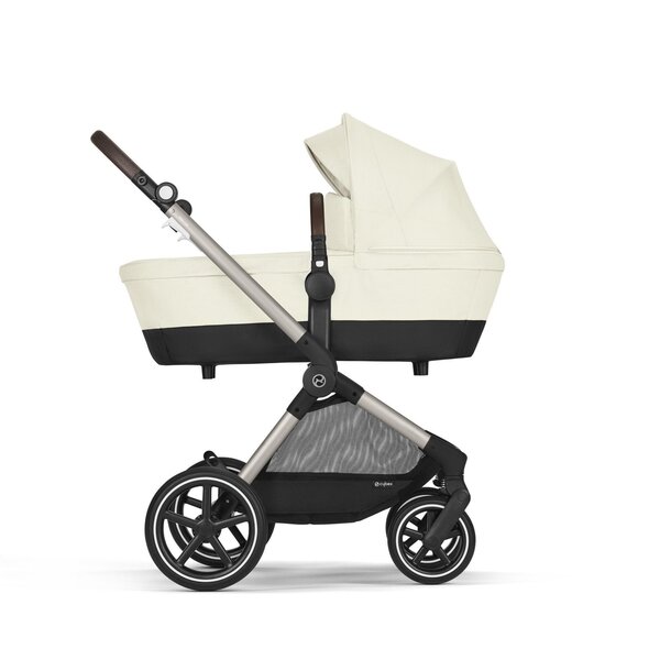 Cybex Eos Lux 2in1 stroller set Seashell Beige, taupe frame - Cybex