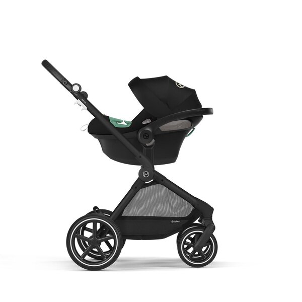 Cybex Eos Lux 2in1 stroller Moon Black, black frame - Cybex