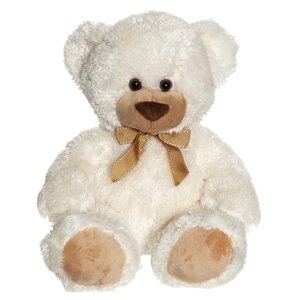 Teddykompaniet soft toy bear 45cm, Roger Creme - Teddykompaniet