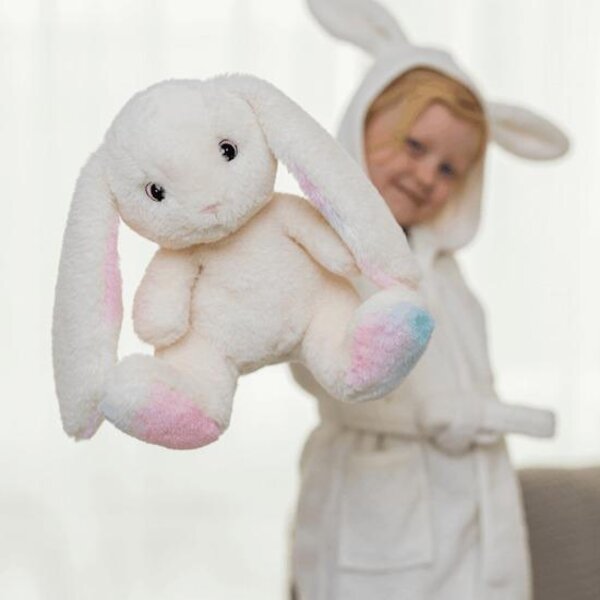 Teddykompaniet soft toy Rabbit 23cm, Cyndi Rainbow - Teddykompaniet