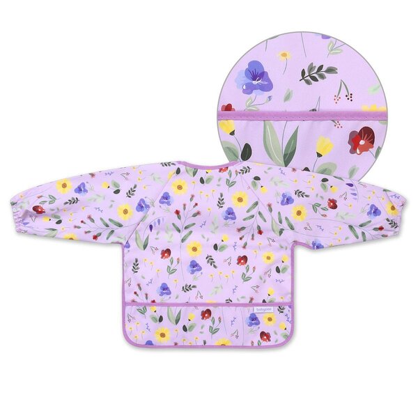 BabyOno Longsleeve bib Garden - BabyOno