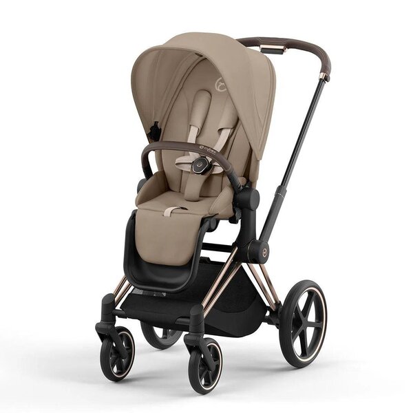 Cybex Priam V4 kомплект коляски Cozy Beige, Rose Gold - Cybex