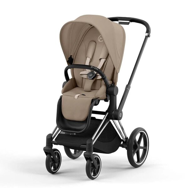 Cybex Priam V4 stroller set Cozy Beige, Frame Chrome Black - Cybex