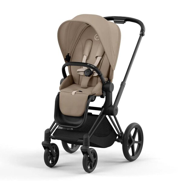 Cybex Priam V4 stroller set Cozy Beige, Frame Matt Black - Cybex