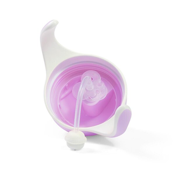 BabyOno sippy cup with weighted straw Pink - BabyOno