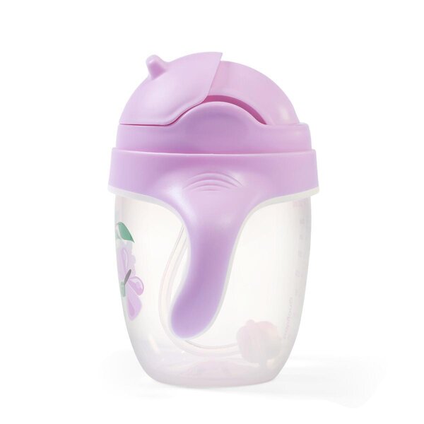 BabyOno sippy cup with weighted straw Pink - BabyOno