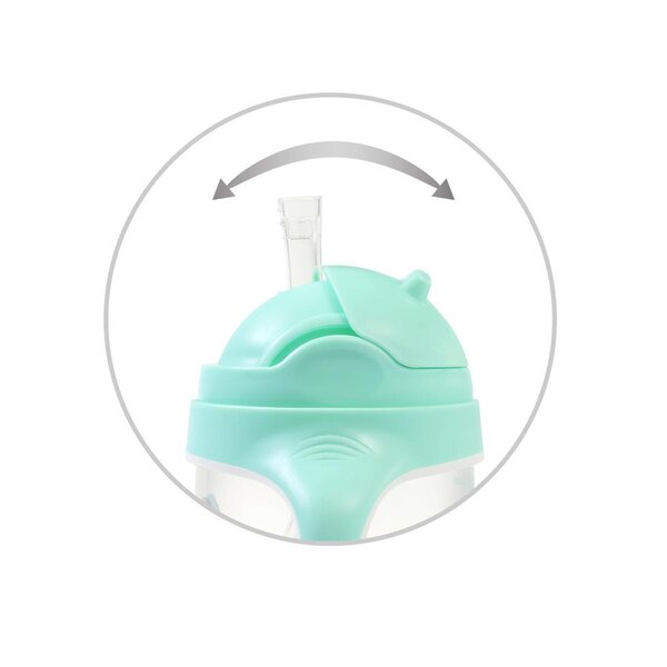 BabyOno sippy cup with weighted straw Green - BabyOno