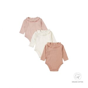 Dirkje Baby body 3-pack ls organic cotton - Dirkje