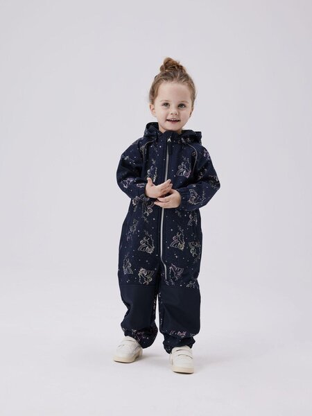 NAME IT softshell suit Nmfalfa08 Dark Sapphire Pony - NAME IT