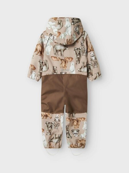 NAME IT softshell suit Nmnalfa08 Savannah Tan Bears - NAME IT