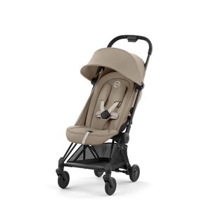 Cybex Coya kergkäru Cozy Beige, musta raamiga - Cybex