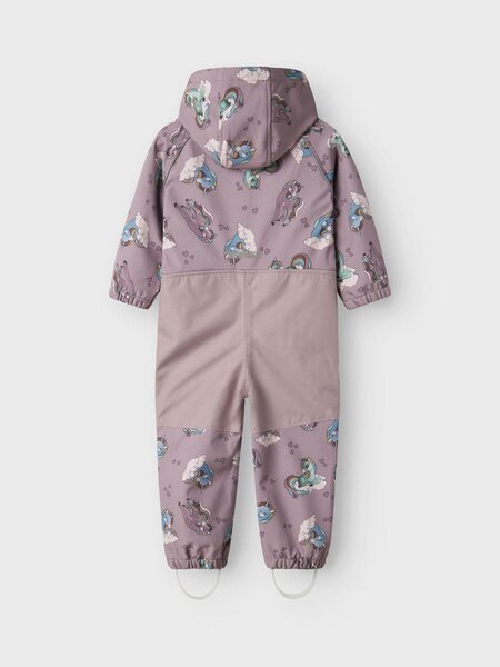 NAME IT softshell suit Nmfalfa08 Purple Dove - NAME IT