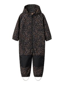 NAME IT softshell kombinesoon Nmfalfa08 Desert Taupe Leopard - NAME IT