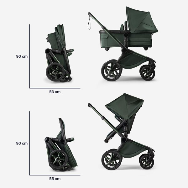 Bugaboo Fox 5 коляска Noir Limited Edition Midnight Green - Bugaboo