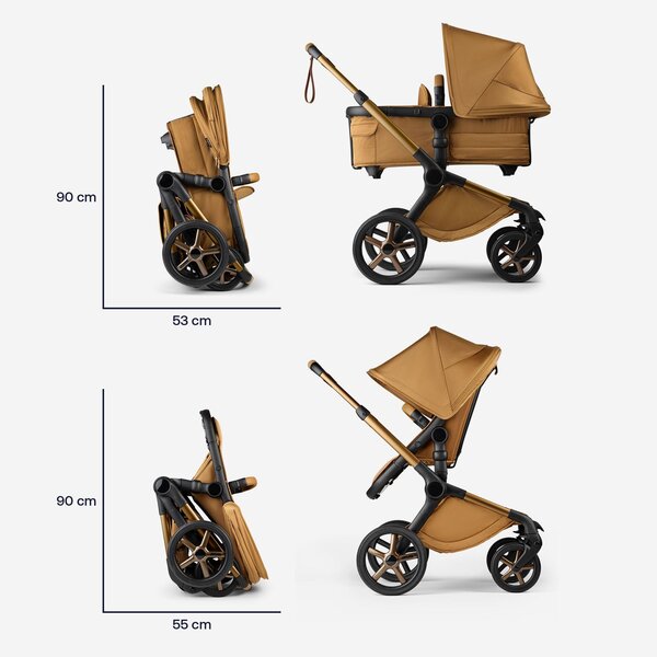 Bugaboo Fox 5 коляска Noir Limited Edition Amber Glow - Bugaboo