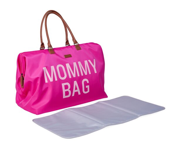 Childhome suur tarvikute kott Mommy Bag Pop Pink - Childhome