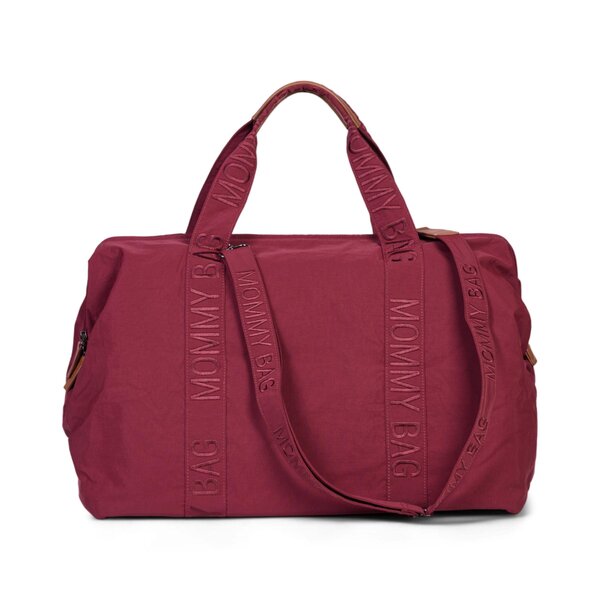 Childhome Mommy Bag Signature Urban Burgundy - Childhome