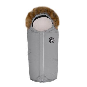 Easygrow Nature footmuff Soft Grey - Easygrow