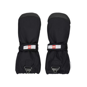 Legowear Lwatlin 706 - mittens w/mem.  Black 122/128 - Legowear