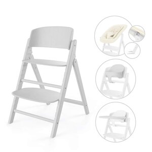 Cybex Click&Fold 4in1 highchair, All White - Cybex