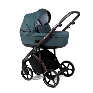 Nordbaby Active Plus web set Garden Green, Bronze Black   - Nordbaby