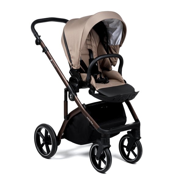 Nordbaby Active Plus ratu komplekts Praline Beige, frame Bronze Black - Nordbaby