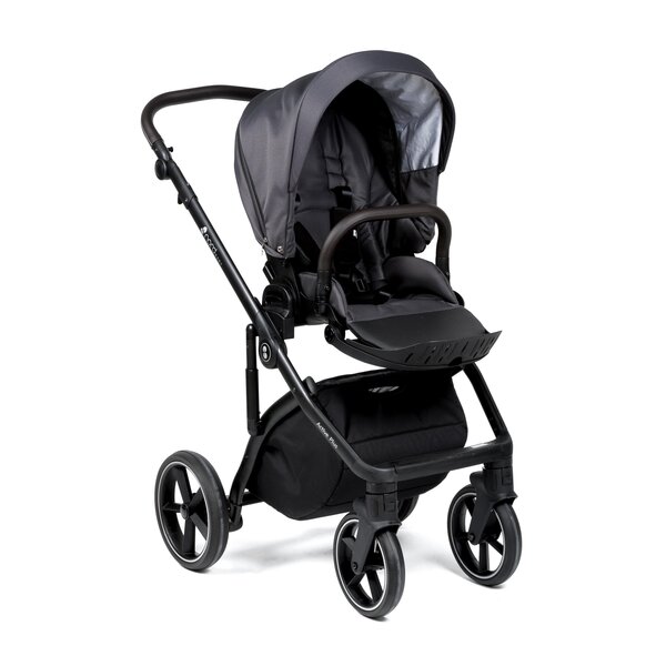 Nordbaby Active Plus kомплект коляски Metal Grey, Onyx Dark Brown - Nordbaby