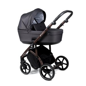 Nordbaby Active Plus vankrikomplekt Metal Grey, Bronze Black - Nordbaby