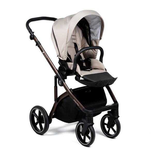 Nordbaby Active Plus stroller set Mushroom Beige, Bronze Black - Nordbaby