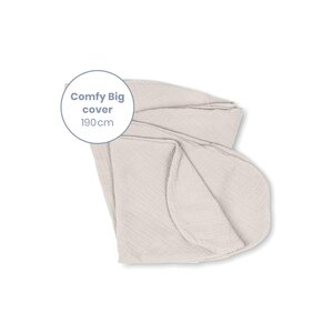 Doomoo Comfy Big nursing pillow cover, Tetra Almond - Doomoo