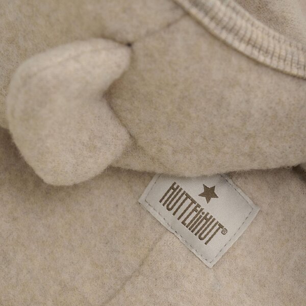 Huttelihutt Pram Suit Ears Wool Fleece - Huttelihutt