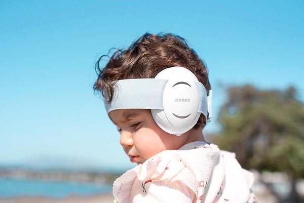 Dooky Ear Protection 2-in-1 Baby/Toddler White - Dooky