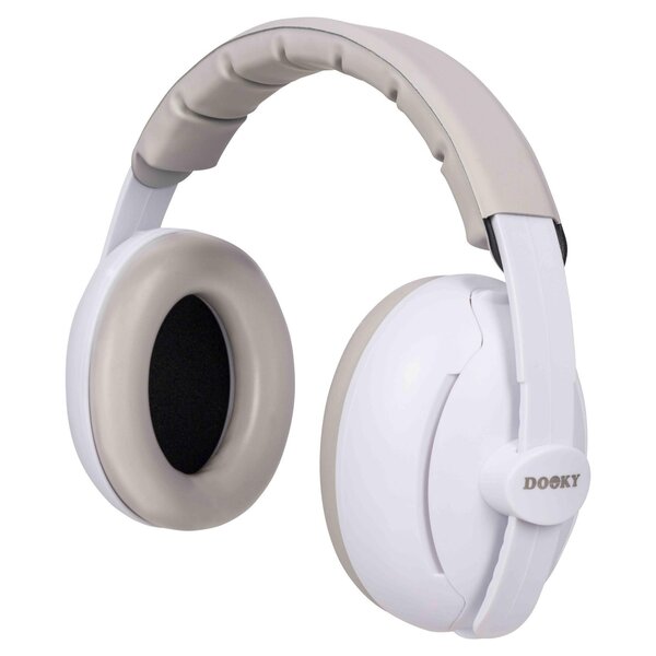 Dooky Ear Protection 2-in-1 Baby/Toddler White - Dooky