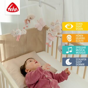 Fehn cot mobile feehnLAND Pink - Fehn