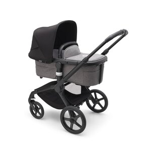 Bugaboo Fox 5 vežimėlio komplektas Black/Grey Melange, Midnight Black - Bugaboo